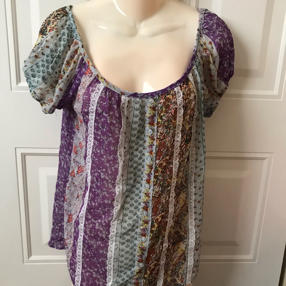 Sheer Cottagecore Blouse